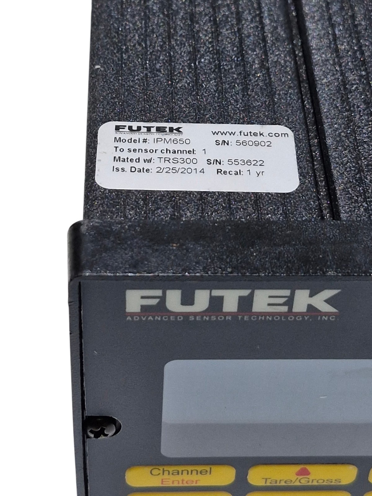 FUTEK IPM650 Digital Intelligent Panel Mount Display Meter Controller TRS300