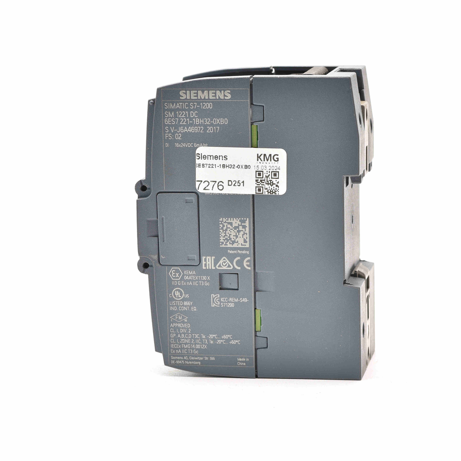 Siemens Simatic SM1221 DC 6ES7221-1BH32-0XB0 6ES7 221-1BH32-0XB0 s.Bild -used-