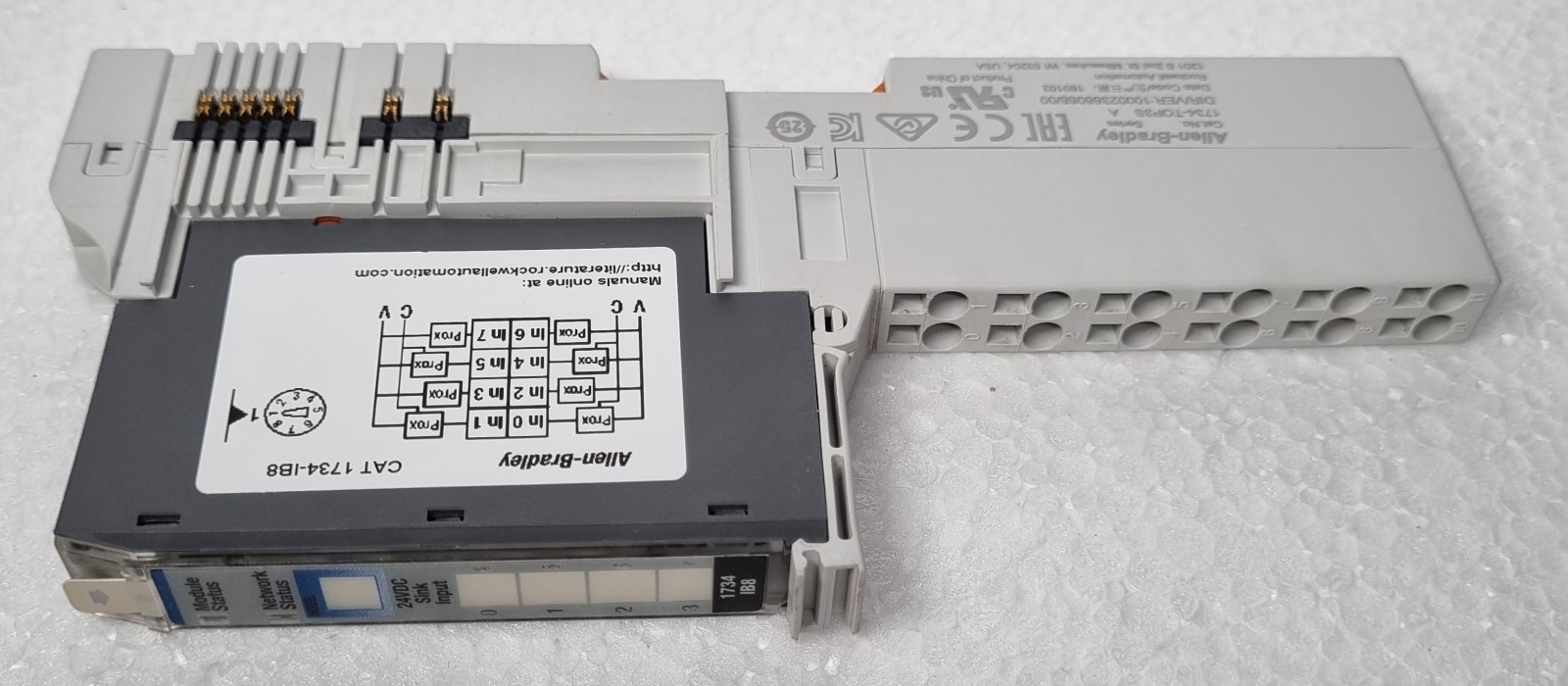 Allen-Bradley 1734-IB8 SER. D 24VDC 8 POINT DIGITAL SINK INPUT MODULE (LOT OF 3)