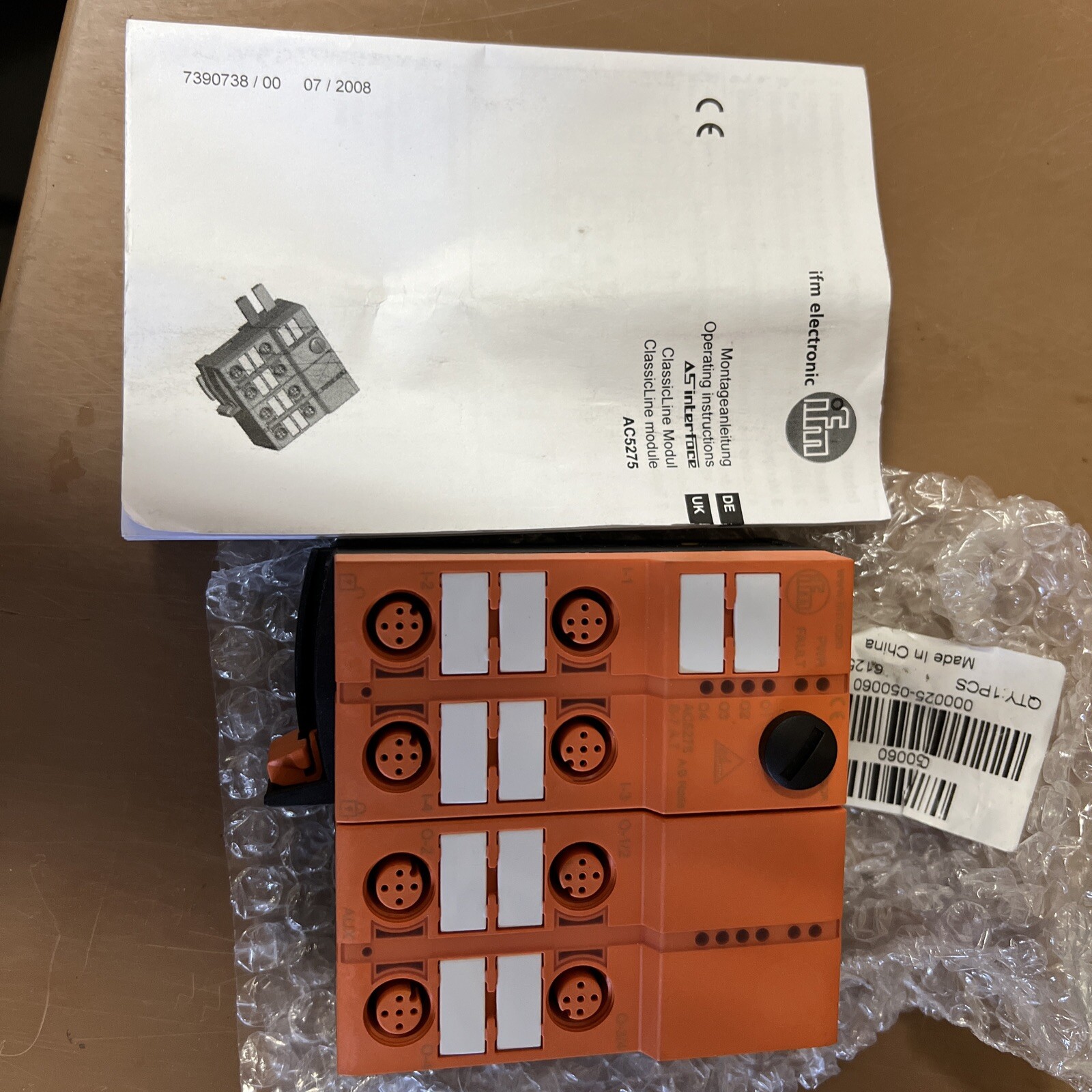 EFECTOR CLASSICLINE 4DI 4DO-Y IP67-AC5275 / CLASSICLINE4DI4DOYIP67AC5275 (BRAND