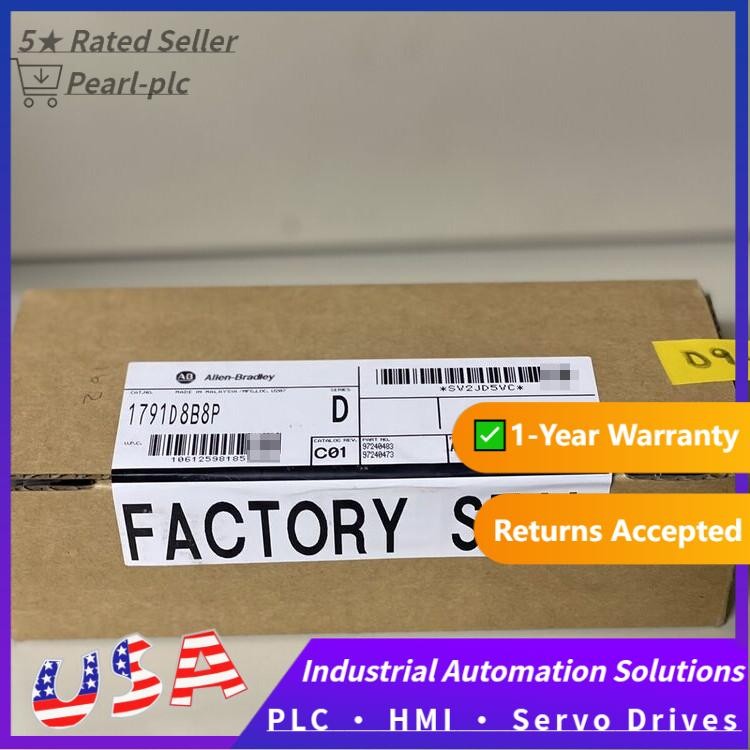 New AB 1791D-8B8P Compact Block I/O 1791D8B8P Factory Sealed Fast Shipping 1PCS