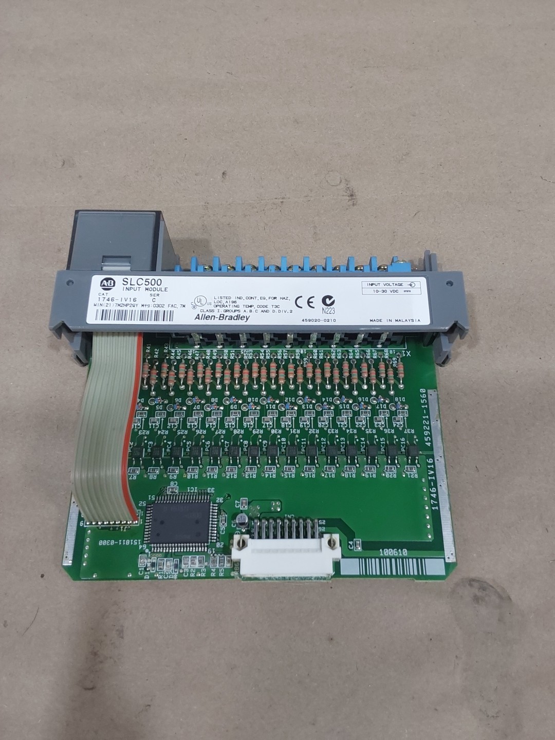 Allen Bradley 1746-IV16 Ser. C Input Module SLC 500 1746IV16 10 – 30 VDC