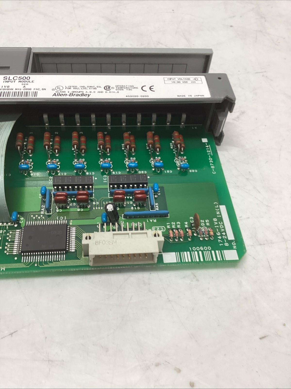 Allen Bradley 1746-IV8 SER A SLC 500 Input Module U-778
