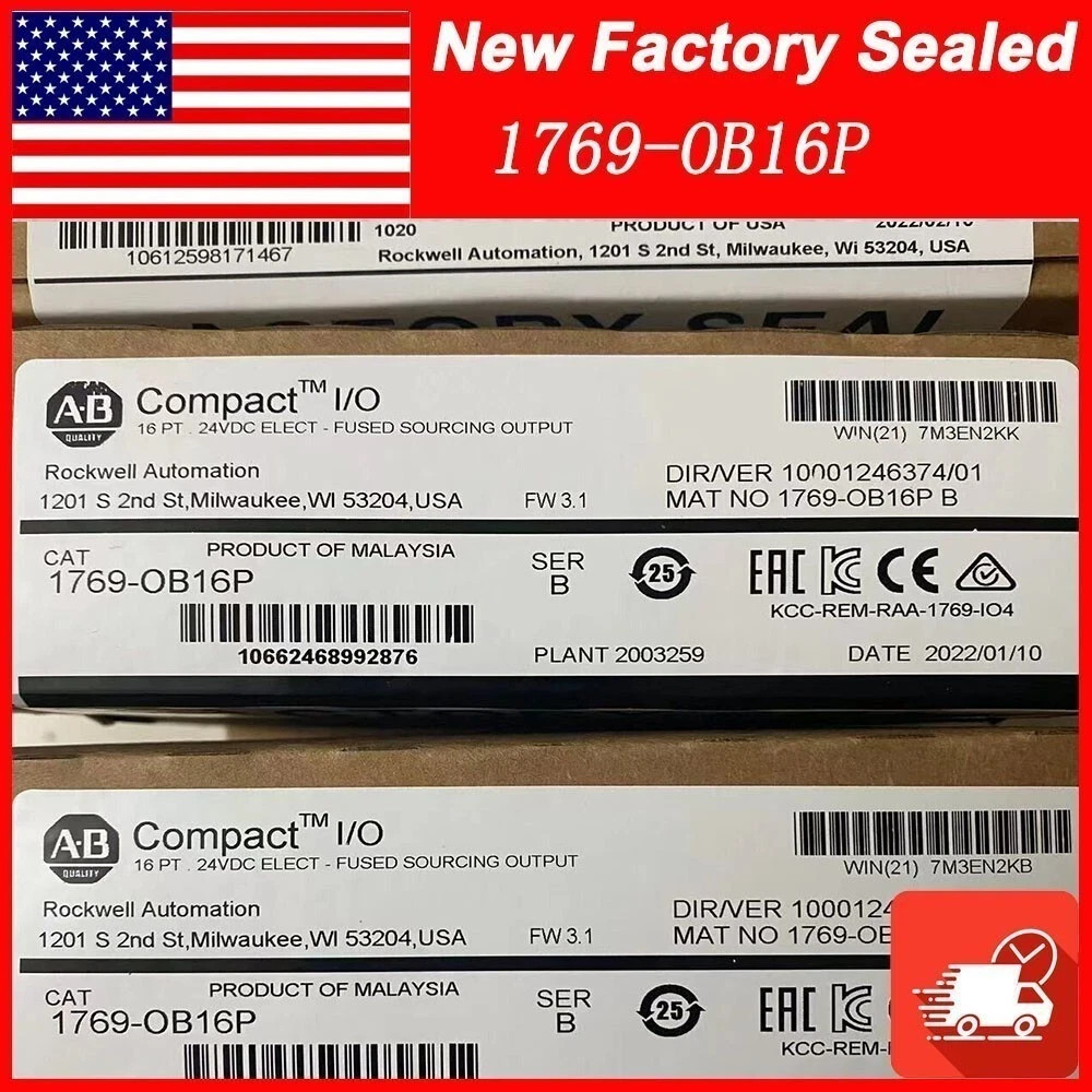 NEW Allen Bradley 1769-OB16P /B Compact I/O 16 Pt 24VDC Output Module 1769OB16P