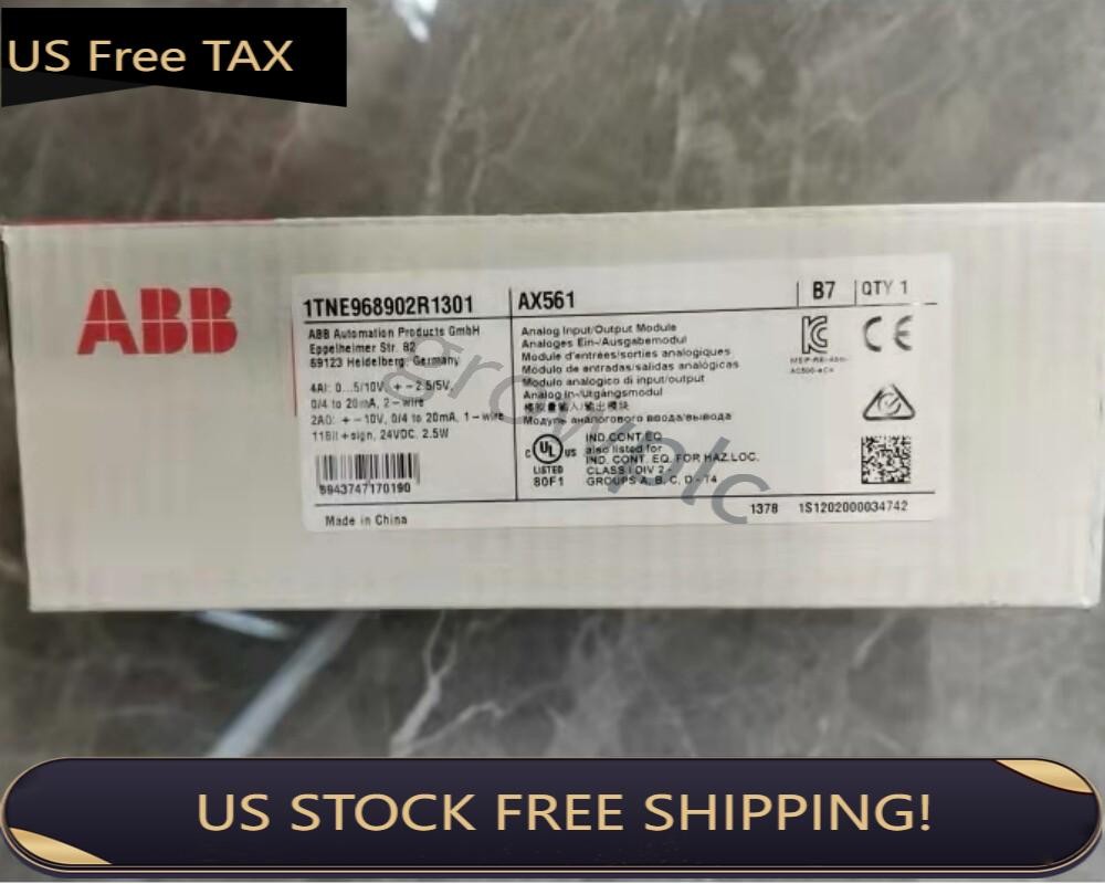 1pc ABB AX561 Analog Input/Output Module 1TNE968902R1301