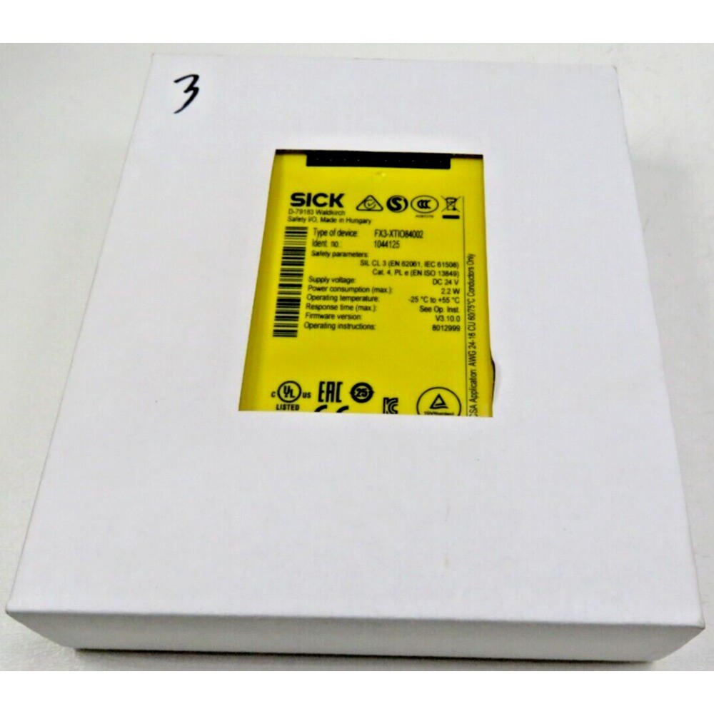 Sick FX3-XTIO84002 1044125 Safety Relay (New )