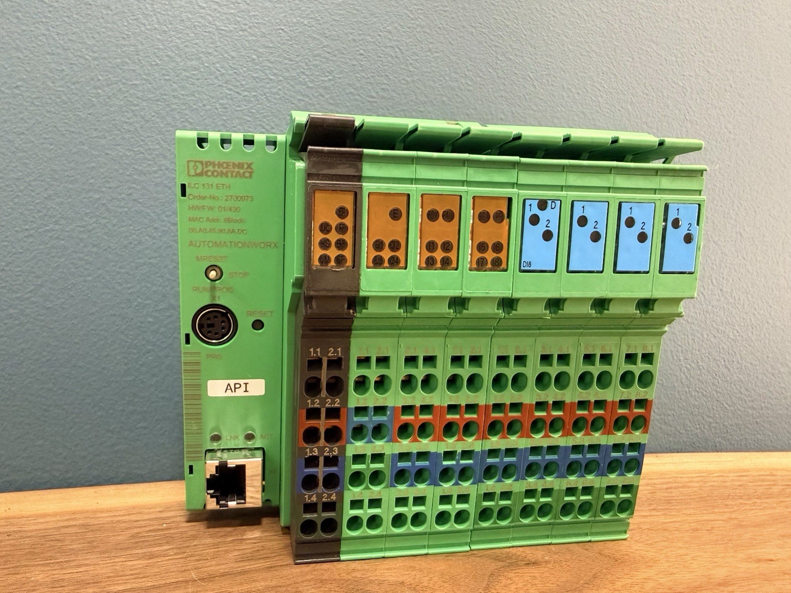 Phoenix Contact ILC 131 ETH 2700973 Inline Controller + IB IL 24 DI 8-PAC Module