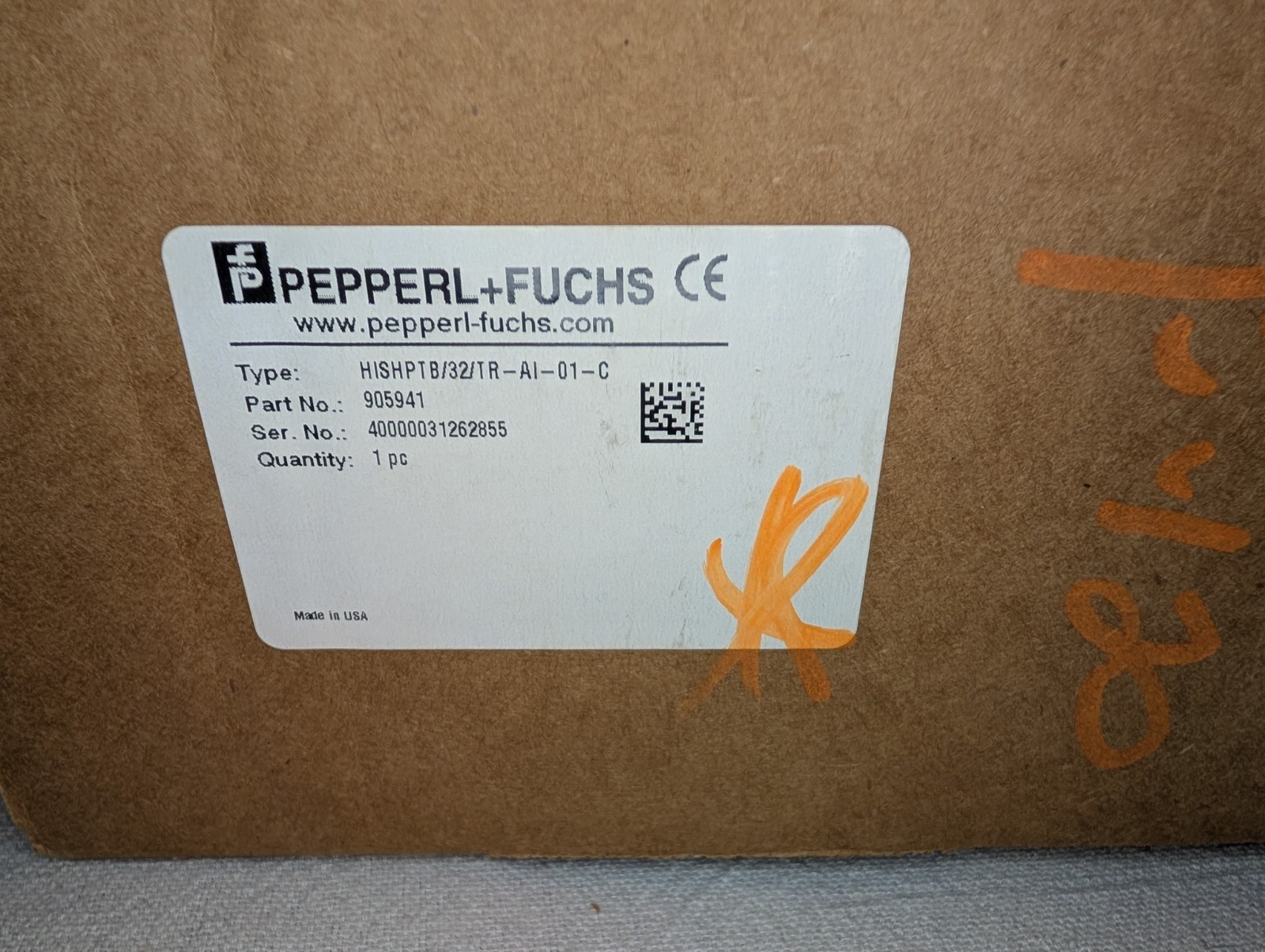 Pepperl+Fuchs HiSHPTB/32/TR-AI-01 HART Termination Board 32-Ch 907912