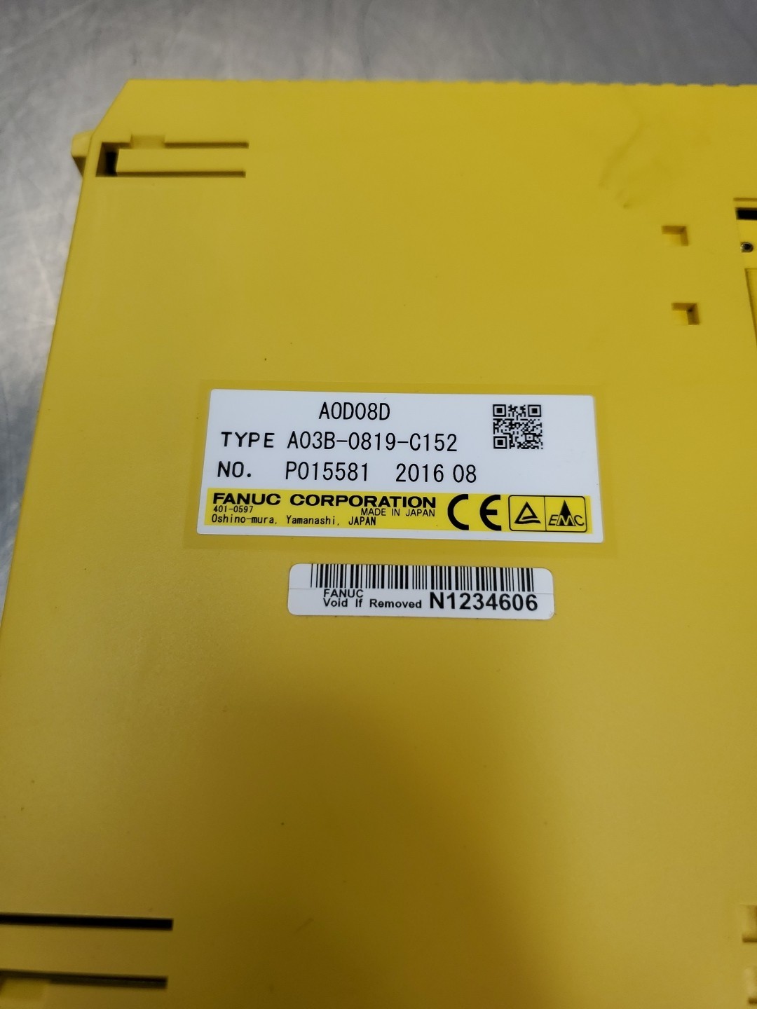 FANUC A03B-0819-C152 (A0D08D) I/O Module. 3C-47