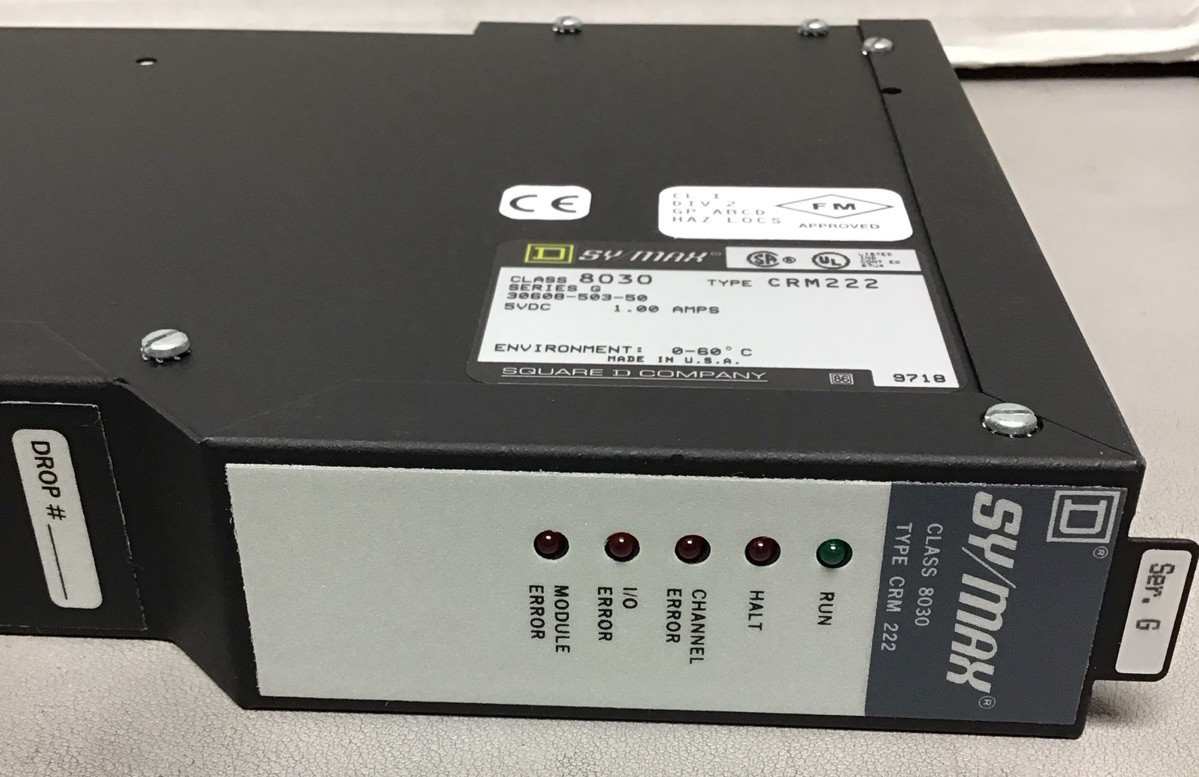 Square D SY/MAX 8030 CRM222 Remote Interface Module 5VDC 1A (R9)