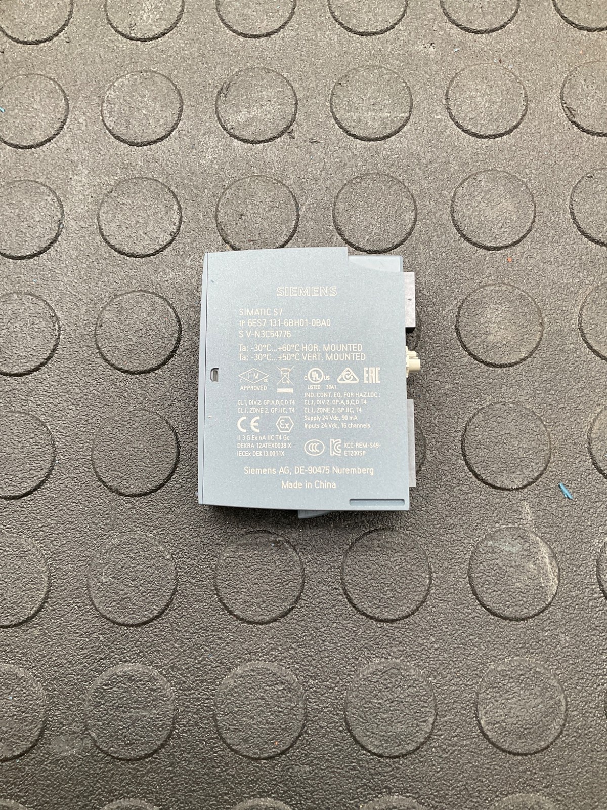SIEMENS 6ES7131‑6BH01‑0BA0 SIMATIC S7 Digital Input Module USED