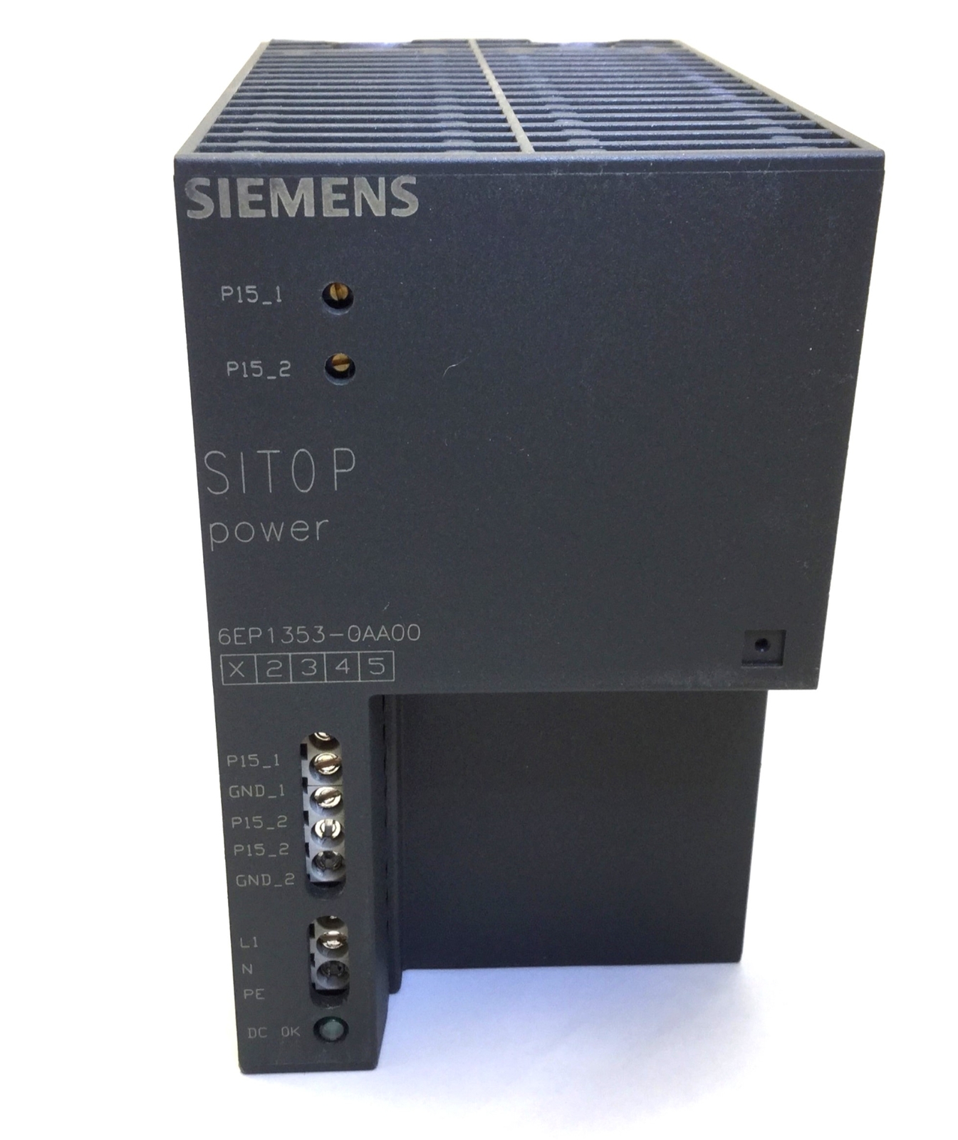 Siemens 6EP1353-0AA00 Power Supply, Input: 120/230VAC, 50/60Hz, 1.8/0.95A