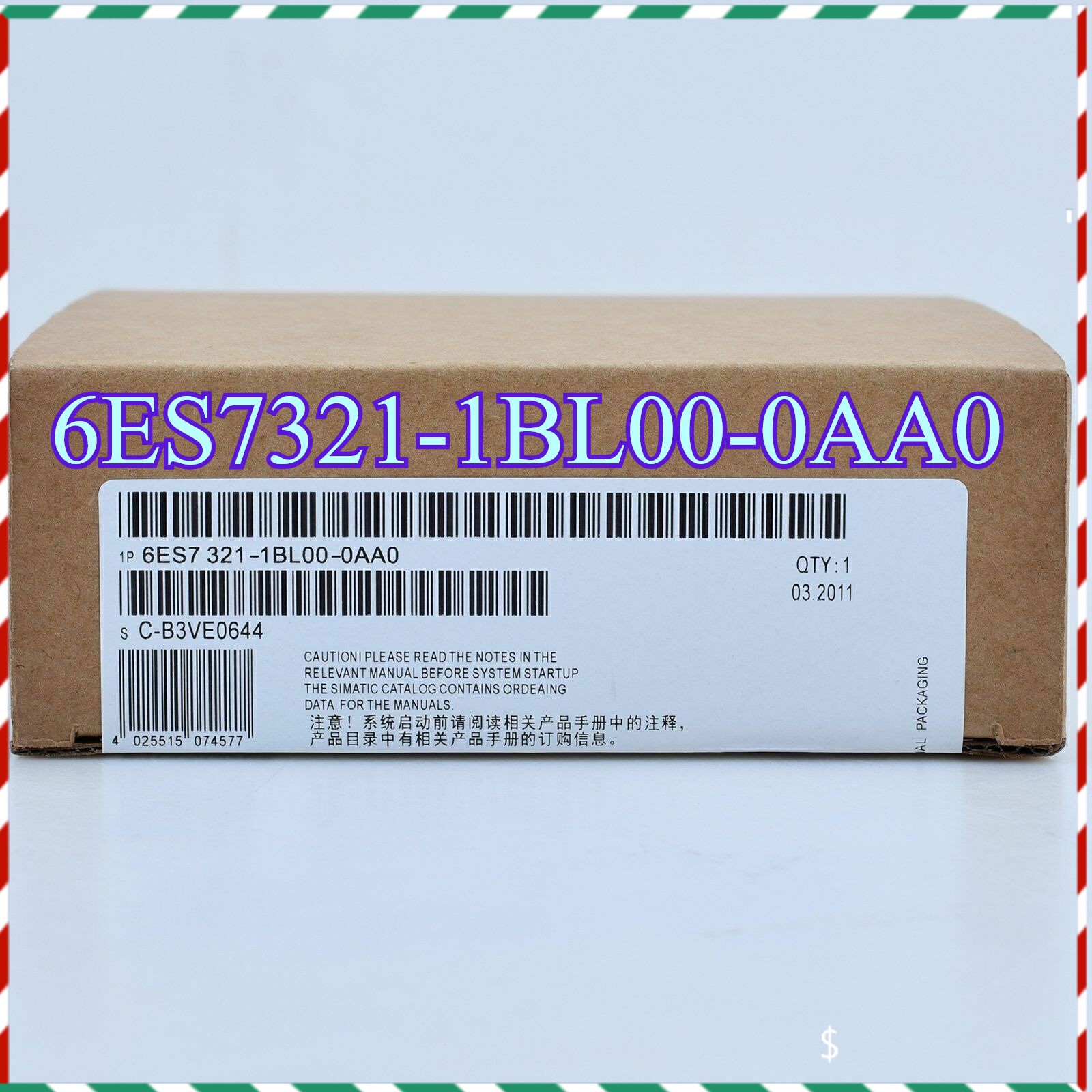 6ES7321-1BL00-0AA0 1PCS NEW IN BOX Siemens PLC Module 6ES7 321-1BL00-0AA0