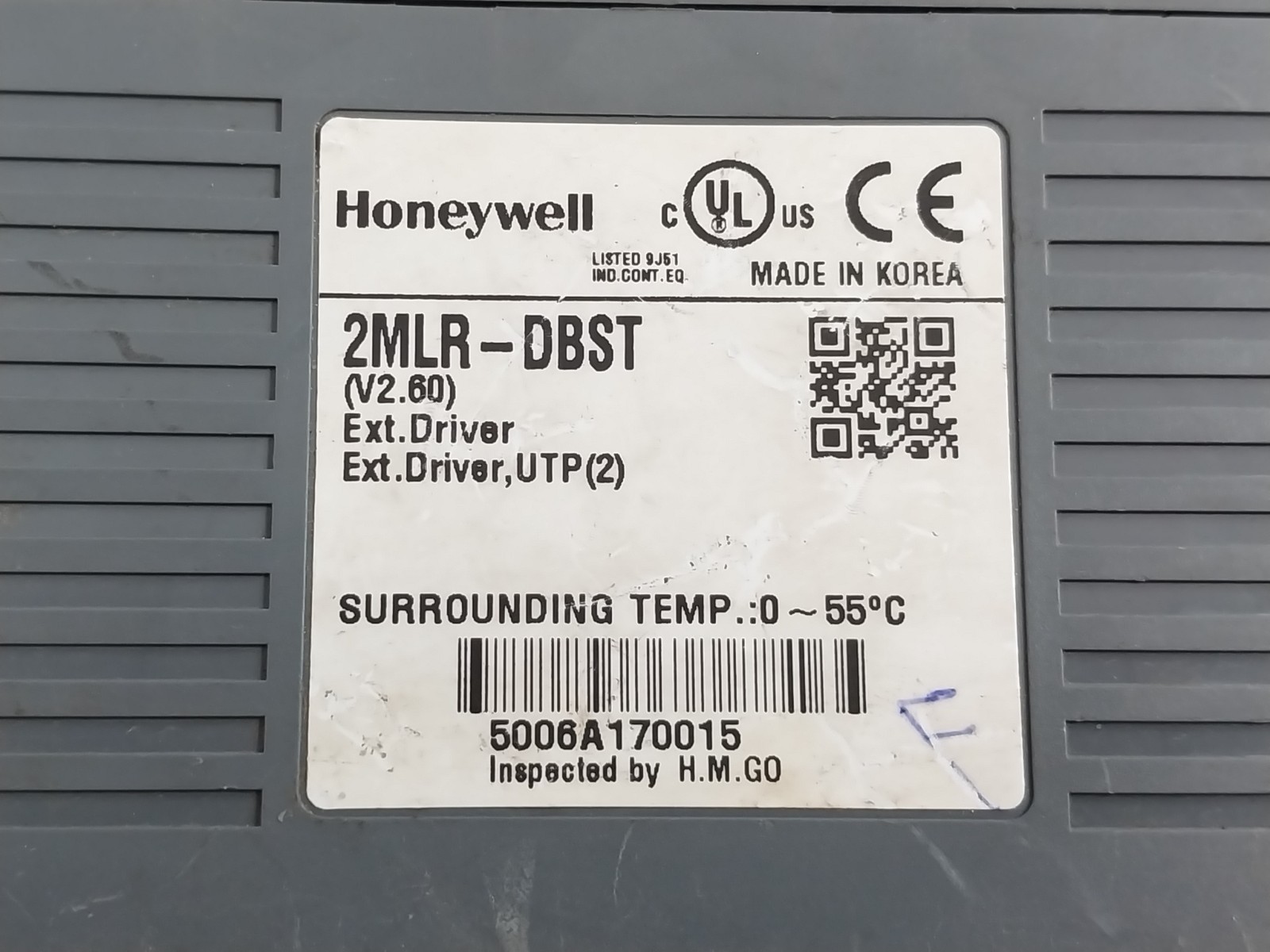 HONEYWELL 2MLR-DBST I/O Interface Module 0-55C