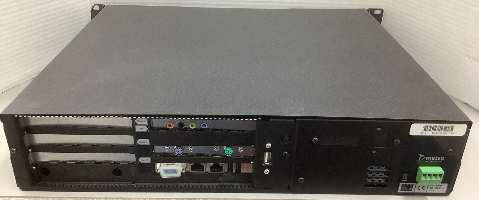Metso Automation D201776 ACN PO DC PLC Control Server Computer AD-76705 (F12)