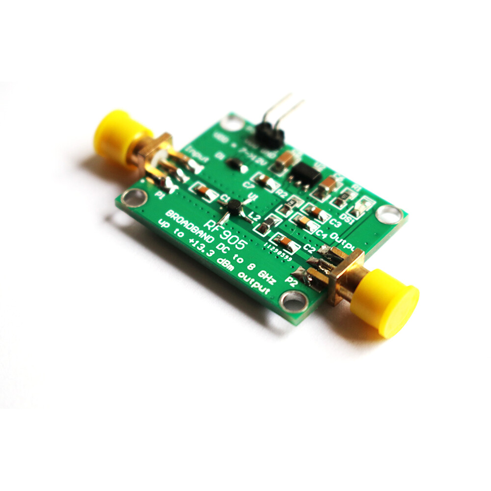 RF905 1MHz To 8GHz RF Power Amplifier 12V 13.3dBm RF AMP Module