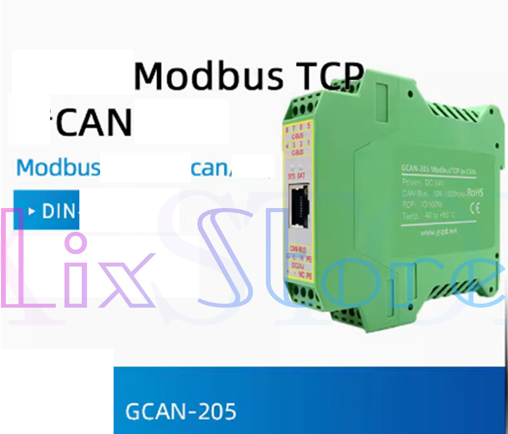 Modbus TCP to can Universal Dual Ethernet to bus module CANET to CAN Support