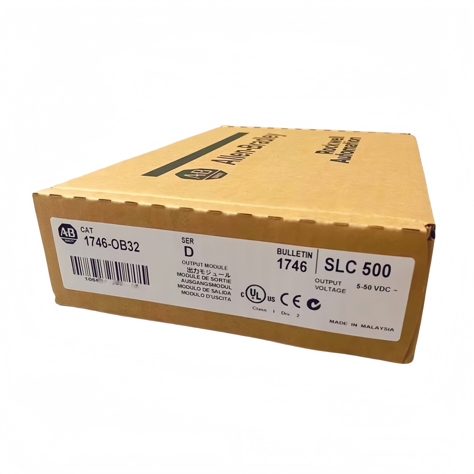 New Factory Sealed AB 1746-OB32 SER D SLC 500 PLC Output Module US TX FAST SHIP