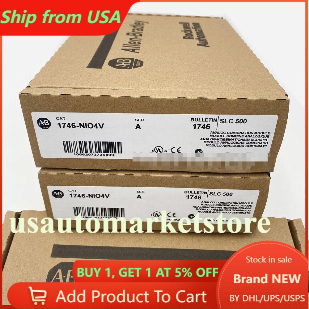 Allen Bradley 1746-NIO4V Series A SLC 500 Analog Module 1746NIO4V Seale
