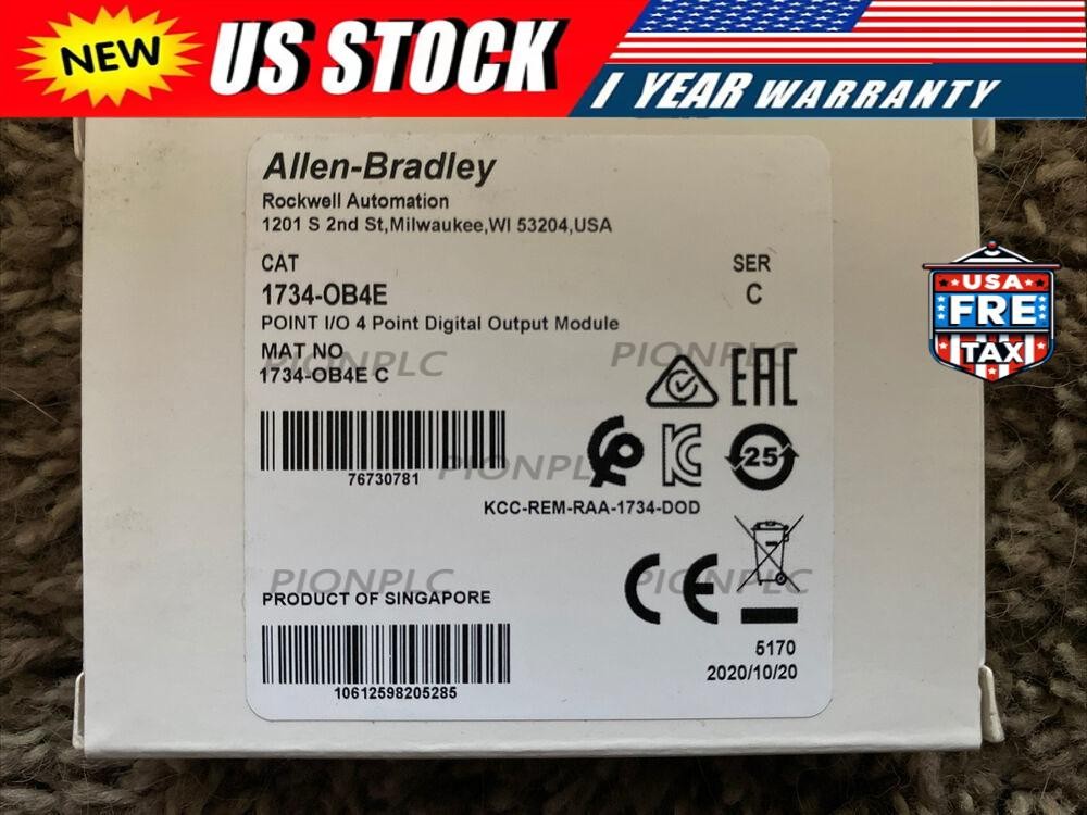 Allen Bradley 1734-OB4E C 4Point Output Module new in box 1734OB4E AB