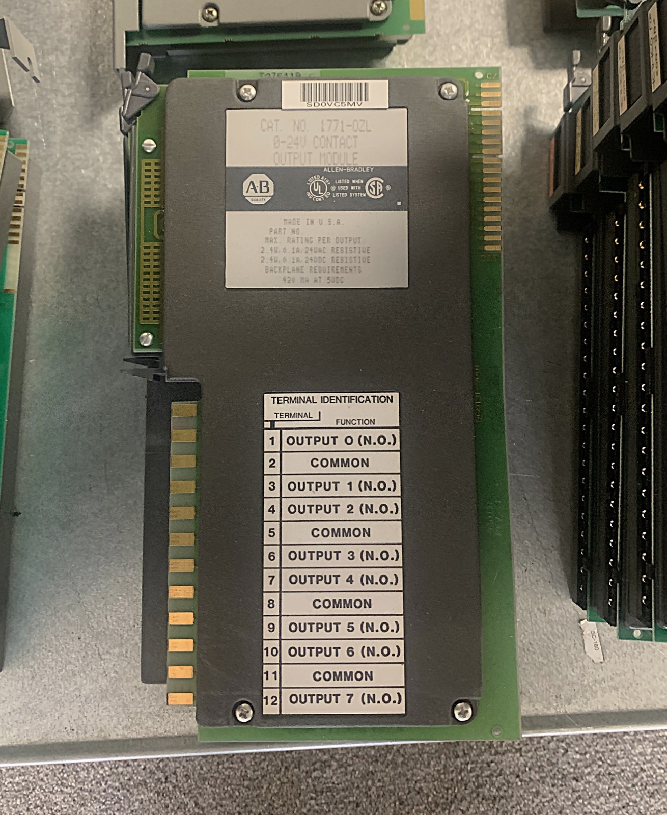 Allen-Bradley 1771-OZL OUTPUT MODULE