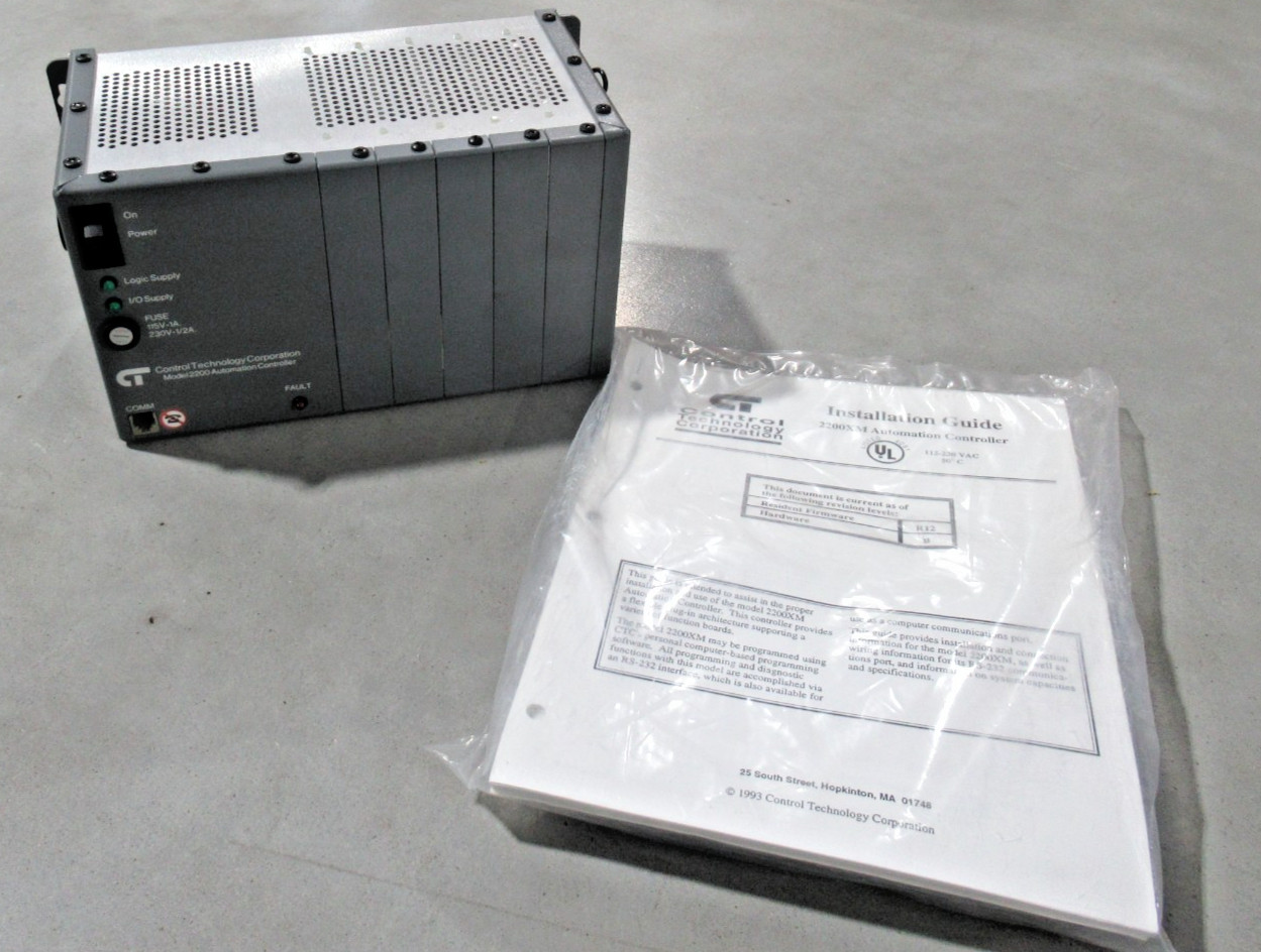 Control Technology 2200XM REV B Automation Controller, 2200 *BRAND NEW*
