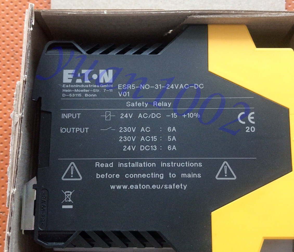 1PC NEW EATON ESR5-NO-31-24VAC-DC Safety relay Fast delivery with box