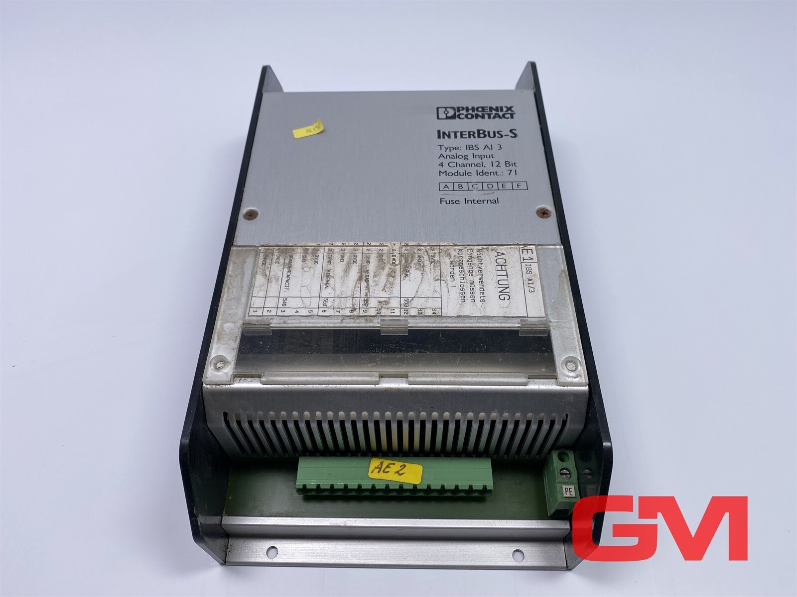Phoenix Contact I/O Module 2767192 Analog Input InterBus-S IBS AI 3 Input Module