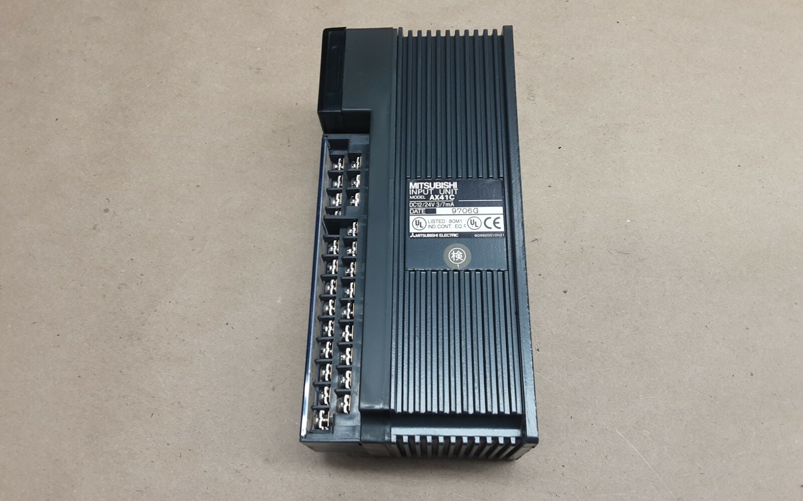 MITSUBISHI ELECTRIC MELSEC 12/24VDC INPUT UNIT AX41C #01H11