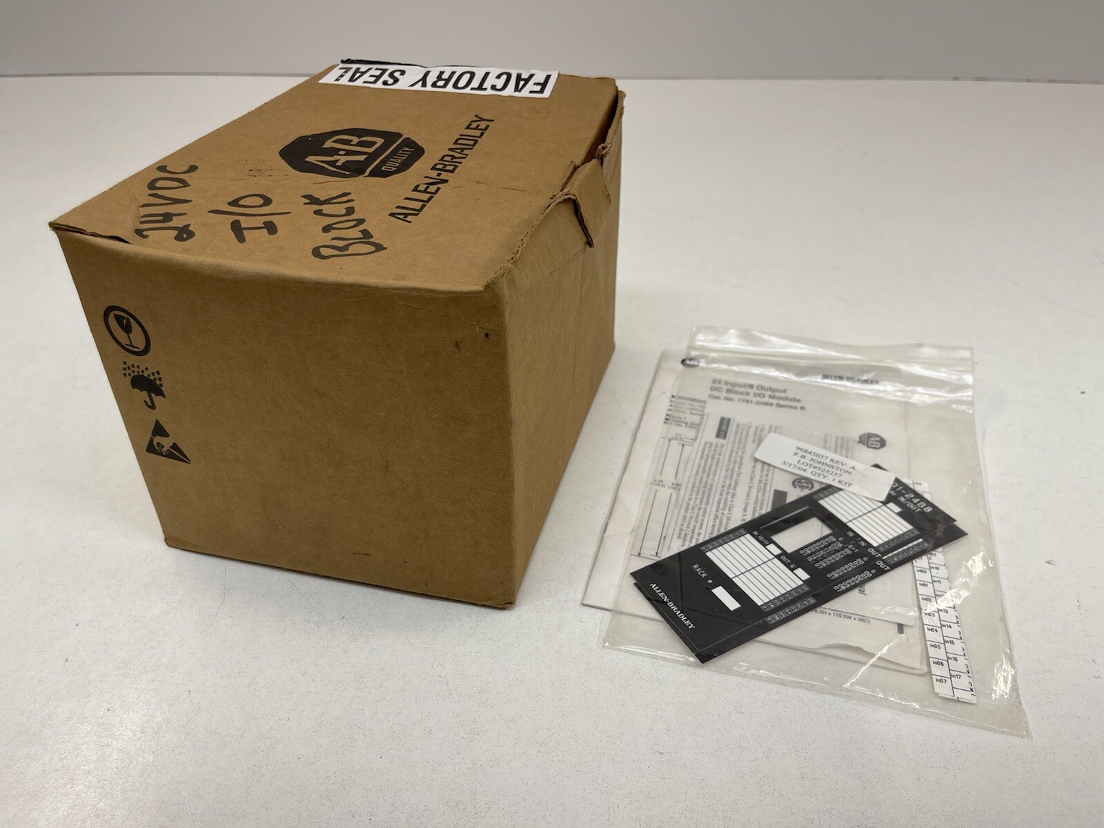 Allen Bradley 1791-24B8 Ser. B I/O Module – New Open Box *No Terminal Blocks*