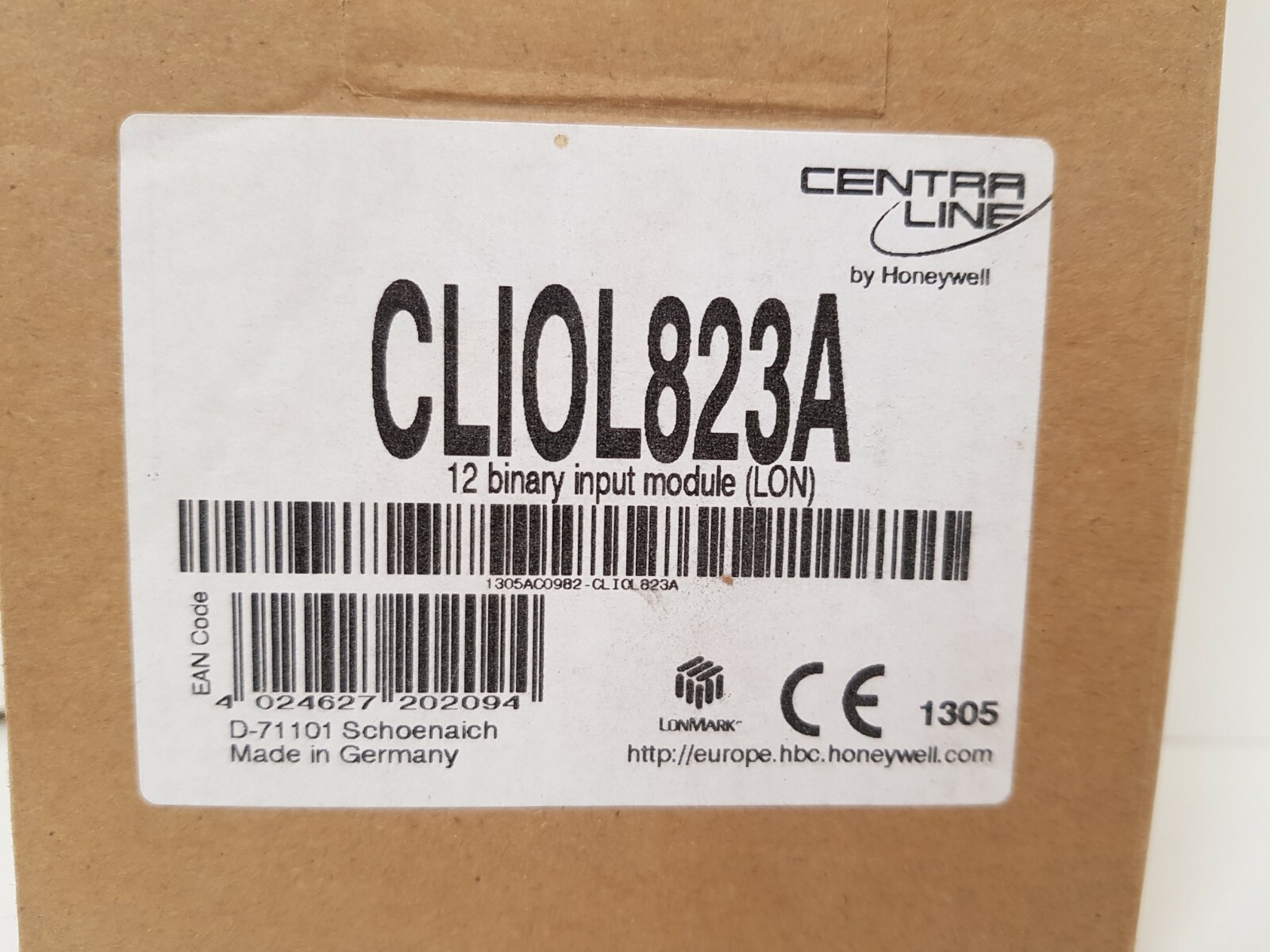 Honeywell Centra Line CLIOL821A 12 binary input Module (LON)