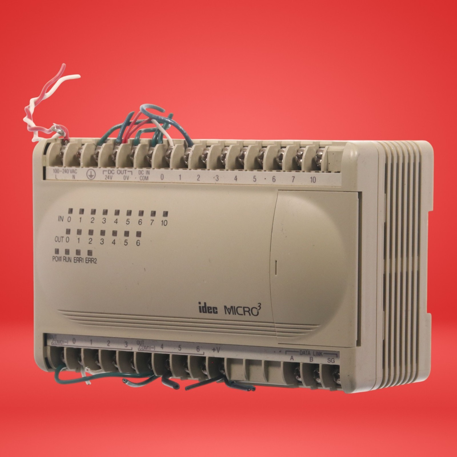 IDEC IZUMI FC2A-C16B1 Micro3 PLC; 100-240V; 14inputs; 10 Relay Outputs