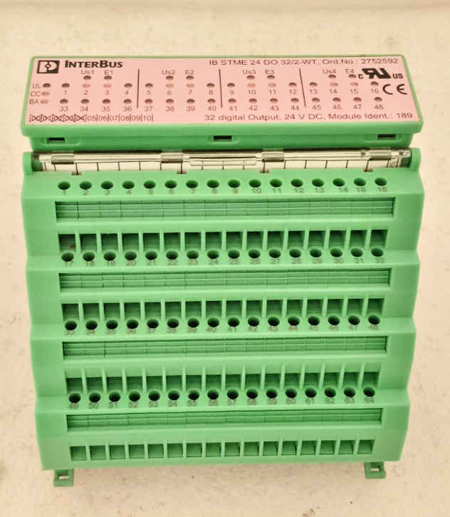 PHOENIX CONTACT 2752482 DIGITAL OUTPUT INTERBUS IBST24 DO32/2-WT 24 VDC NEW