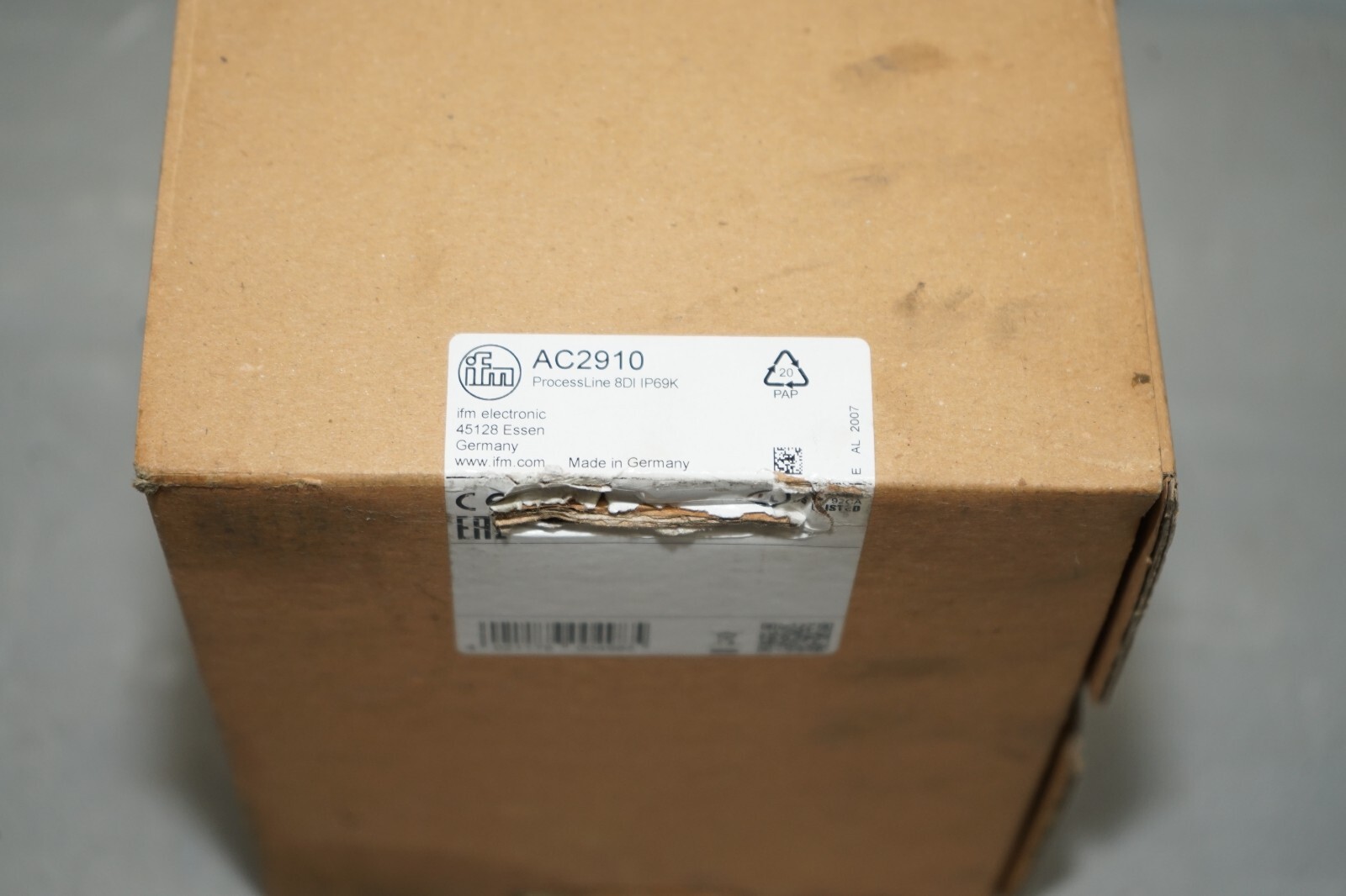 ^ IFM AC2910 AS-Interface Processline Module 8DI IP69K #X4787