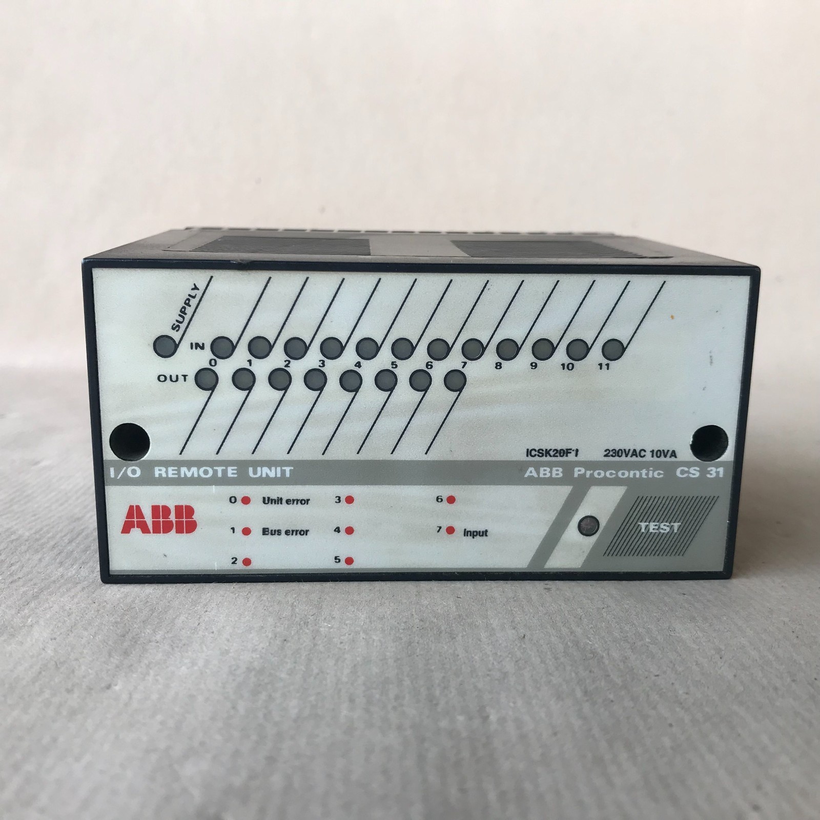 ABB ICSK20F1 PROCONTIC CS 31 REMOTE I/O UNIT