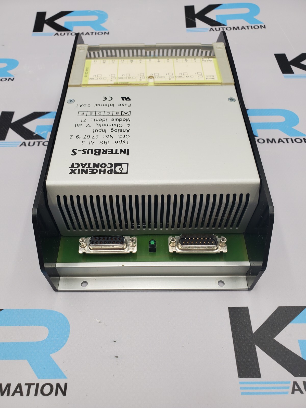 Phoenix Contact 2767192 InterBus-S IBS AI 3 Analog Input Module