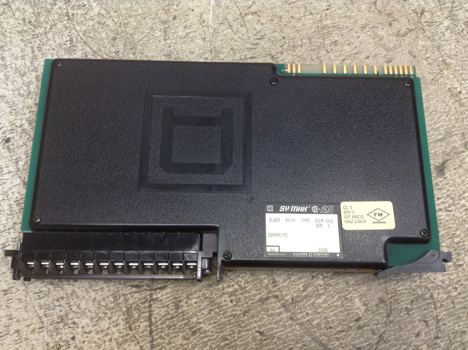 Square D Sy/Max 8030 HIM-101 Input Module HIM101 8030HIM-101 Ser. C SyMax (OK)
