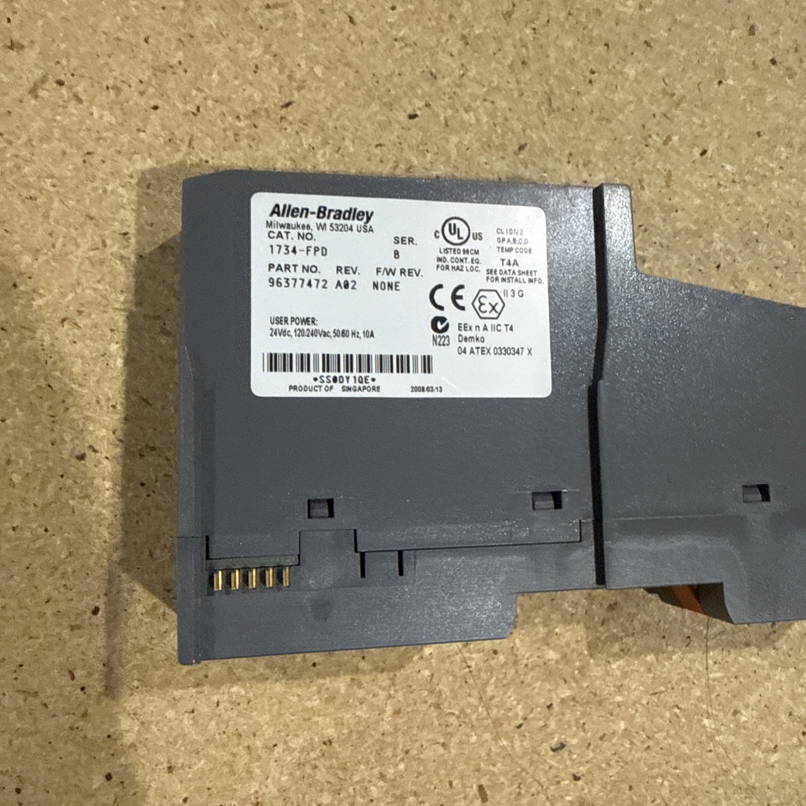 Allen Bradley 1734-FPD Ser B Point I/O Field Distribution Module