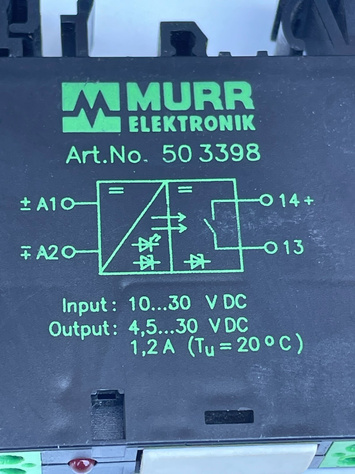 Murr Elektroniks 503398 Optocoupler Module (Lot of 3)
