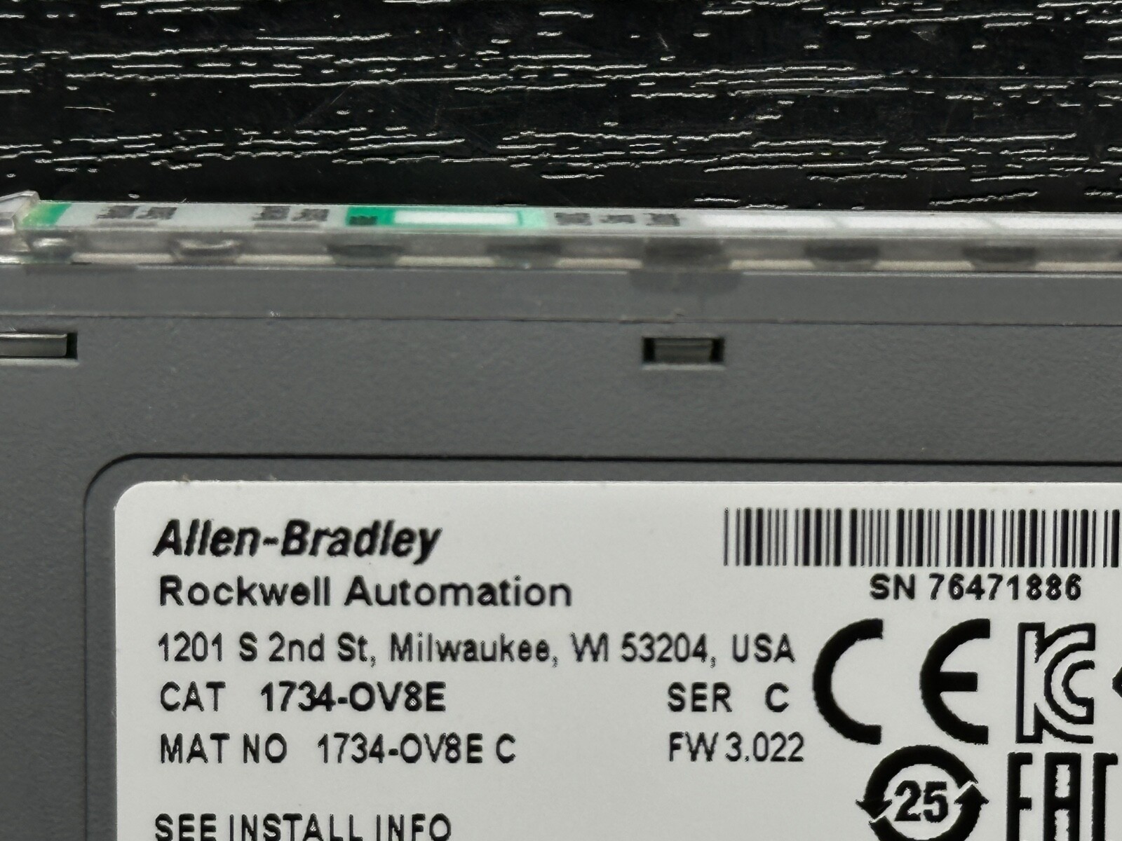Allen Bradley 1734-OV8E 0V8E C 1734-MB 1734-RTB Point I/O Output Module 8Pt