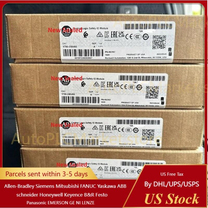 Factory Sealed 1756-OBV8S Control Logix Safety IO Module US Free Tax