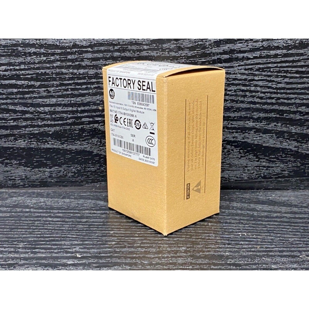 NEW Sealed 1794-IB10XOB6 A Flex I/O 24VDC Sink Input / Source Output US Free Tax