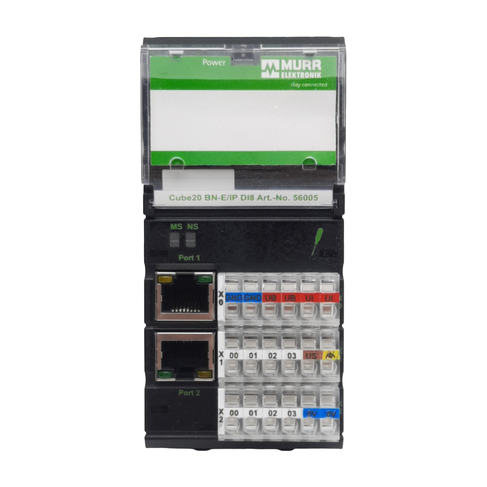 Murrelektronik 56005 Cube20 BN-E/IP DI8 Bus Node Ethernet-IP, 8-Input, 24VDC
