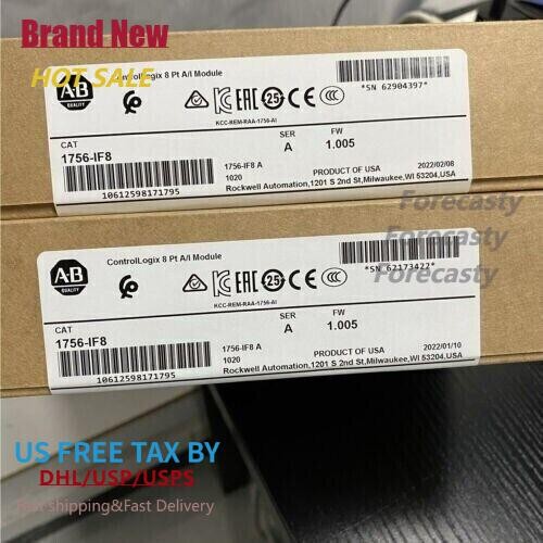 New Factory Sealed Allen-Bradley 1756-IF8 ControlLogix Point A/I Module AB US