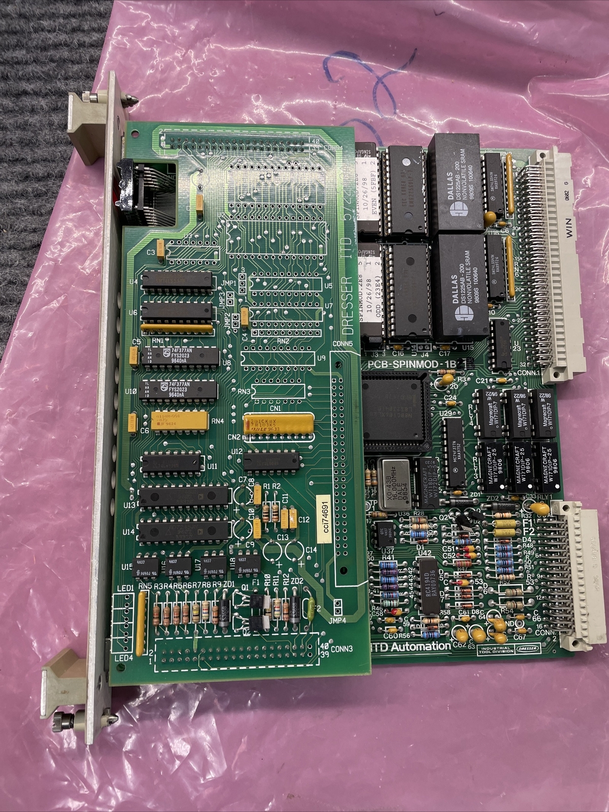 DRESSER ITD AUTOMATION CONTROL BOARD PCB-SPINMOD-1B2B BGA0104460