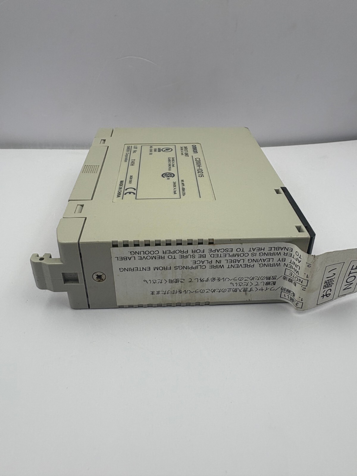 Omron C200H‑ID215 High‑Density Input Module, 32‑Point, 24 V DC
