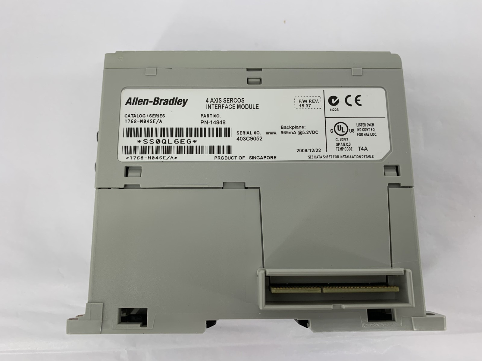 Allen-Bradley 1768-M04SE Ser. A CompactLogix 4-Axis SERCOS Communication Module