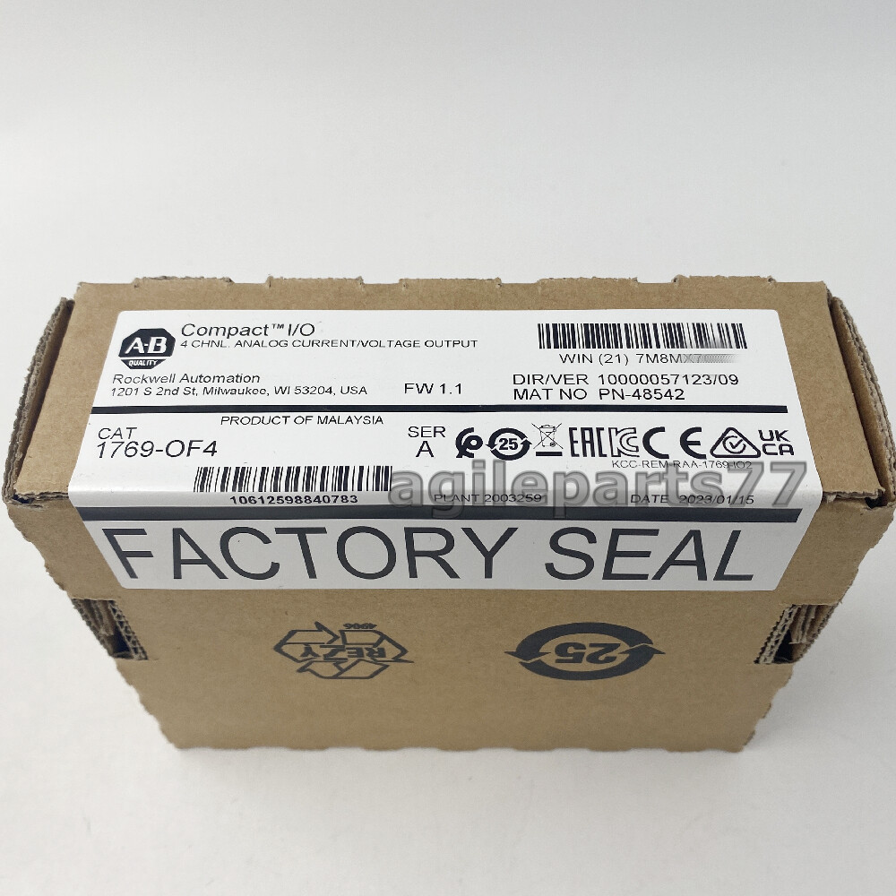 Allen-Bradley 1769-OF4 4Pt CompactLogix Analog Output Module New Sealed US