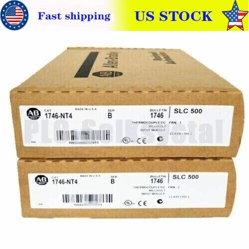 New Factory Sealed AB 1746-NT4 SLC 500 PLC Input Module 1746NT4 US Free Tax