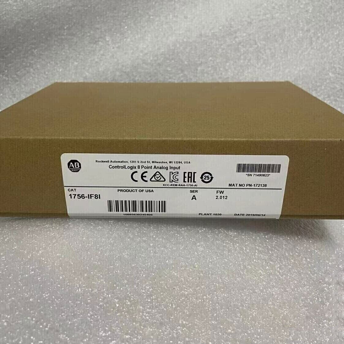 New AB 1756-IF8I /B ControlLogix 8 Point Analog Input Module 1756IF8I